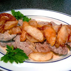 Pork Tenderloin With Apples, Calvados and Apple Cider