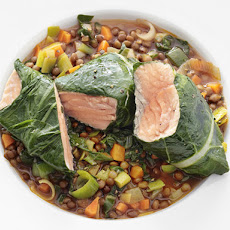 Salmon with Lentils