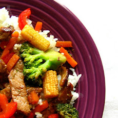 Beef and Broccoli With Carrot & Onion Stir Fry