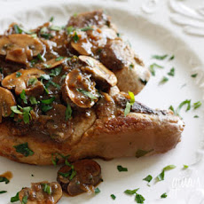 Pork Chops with Mushrooms and Shallots