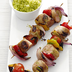 Sausage-and-Pepper Skewers