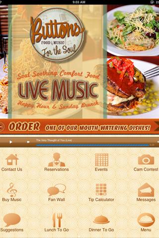 Button's Restaurant App