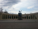 Памятник Абаю и Пушкину