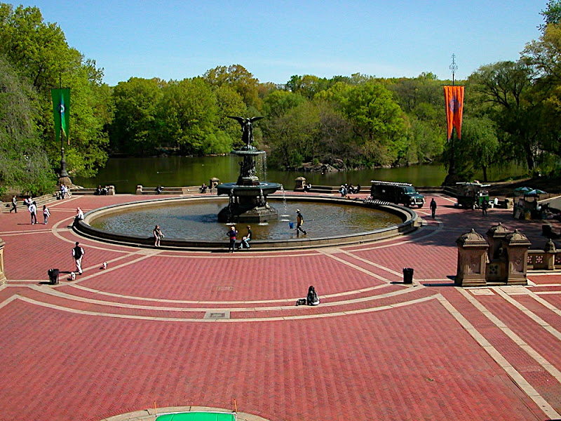 Central Park, Bethesda Fountain  Attractions in Central Park, New