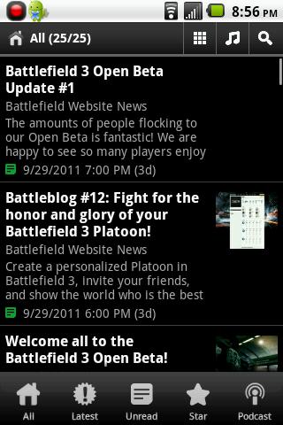 BattleField Rss News