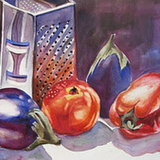 Roasted Eggplant, Tomato & Mint Salsa