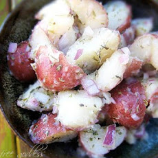 Easy Champagne Vinegar Red Potato Salad