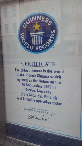Pionier - oldest cinema in the world