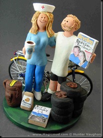 Bicycle Wedding Cake Topper 3