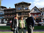 German town in the background