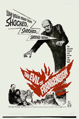 The Evil of Frankenstein (1964, UK) movie poster