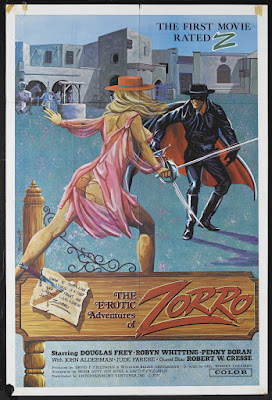 The Erotic Adventures of Zorro (1972, France / USA / Germany) movie poster