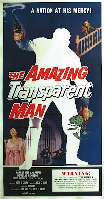 The Amazing Transparent Man (1960, USA) movie poster