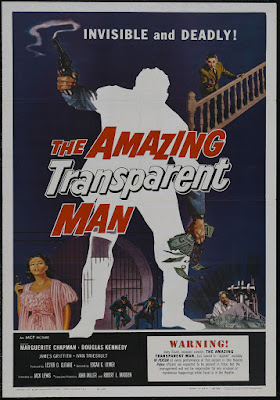 The Amazing Transparent Man (1960, USA) movie poster