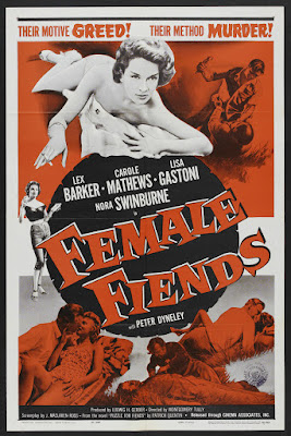 Strange Awakening (aka Female Fiends) (1958, UK) movie poster