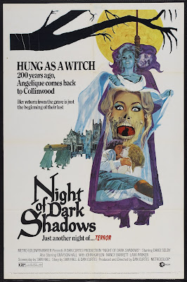 Night of Dark Shadows (1971, USA) movie poster