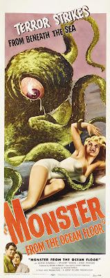 Monster from the Ocean Floor (1954, USA) movie poster