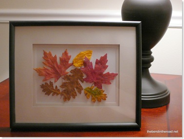 Framed Fall Leaves-1