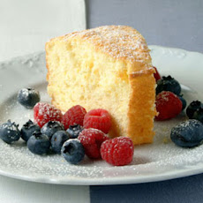 Orange Cake with Fresh Berries