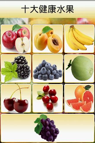 Top Ten healthy fruit