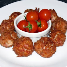 Deep Fried Bacon ,chicken and Cheese Balls