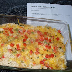 Creole Baked Cheese Rice