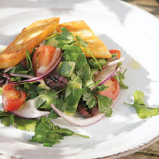 Cook the Book: Fried Halloumi Salad