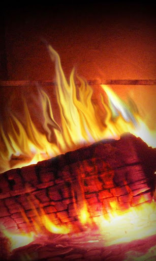 Cozy Fireplace theme 480x800