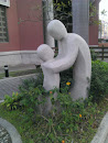 親子雕像