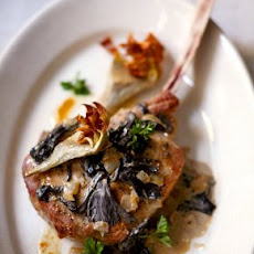 Roasted Veal Chops with Artichokes Recipe