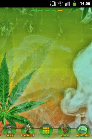 GO Launcher Ganja Weed Theme