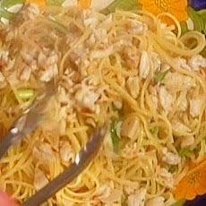 Linguine with Crab, Radicchio, and Garlic