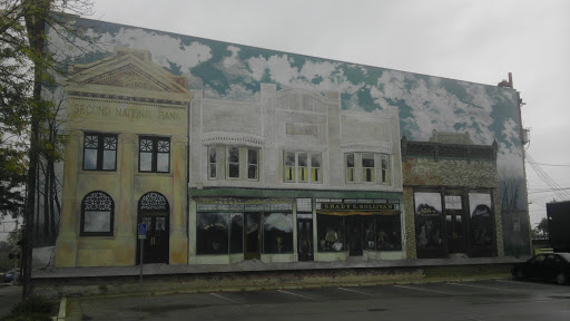 Vintage City Scape Mural