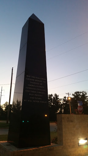 Veterans Memorial Park Monument