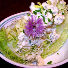 Iceberg Lettuce Wedges W/Creamy Blue Cheese Dressing