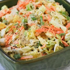 Napa Cabbage Slaw Recipe with Carrots and Fennel Seed Dressing