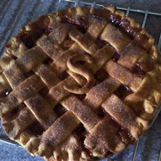 Caramel Apple Cranberry Pie