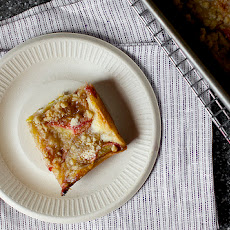 Rhubarb Snacking Cake