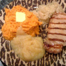 Sauteed Pork Chops with Sauerkraut