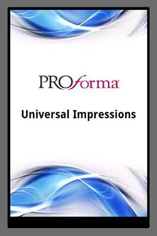 Universal Impressions Profile