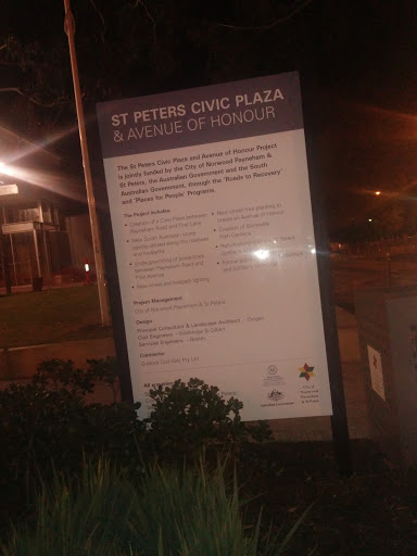 St Peters Civic Plaza & Avenue of Honour