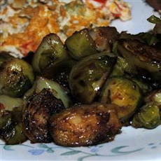 Pan Fried Brussels Sprouts
