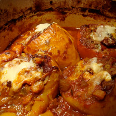 Stuffed Red Peppers a la Haya
