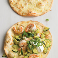 Shrimp and Zucchini Tostadas
