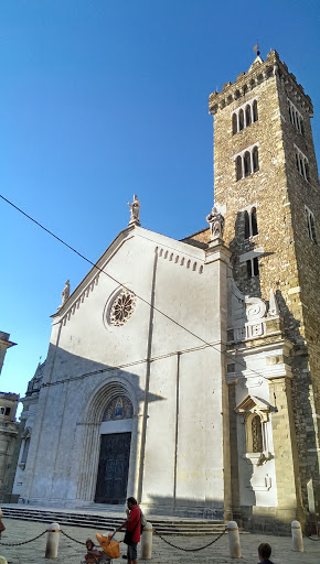 Concattedrale di Santa Maria Assunta Portal in Sarzana Liguria Italy
