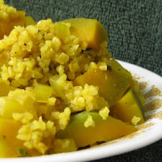 Bulgur and Pumpkin Pilaf