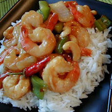 Kung Pao Shrimp with Cashews