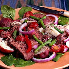 Grilled Steak and Potato Salad
