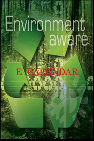 Environment Calendar
