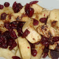 Baked Apple With Cranberries